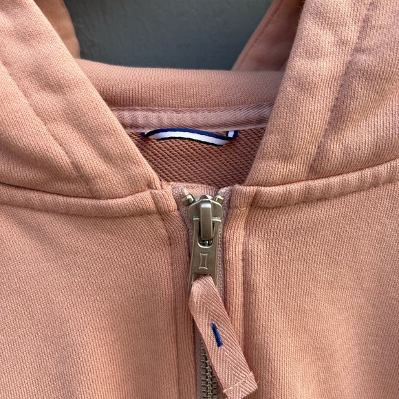 Kit and Ace Dusty Pink Pacific Coast Full Zip Cropped Hoodie, size M - Picture 8 of 10